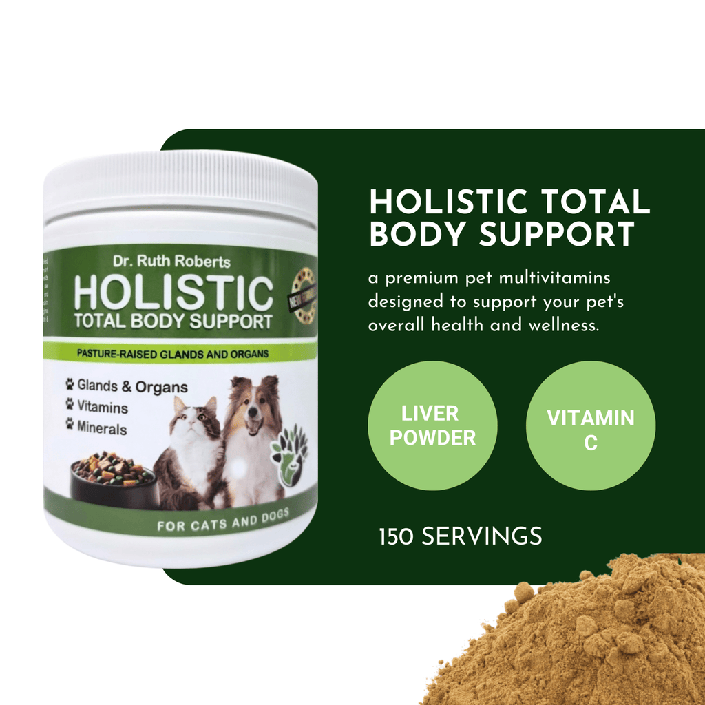 Holistic Total Body Support — Daily Multivitamin & Pasture - Raised Glandular Blend for Dogs & Cats - Pawsology
