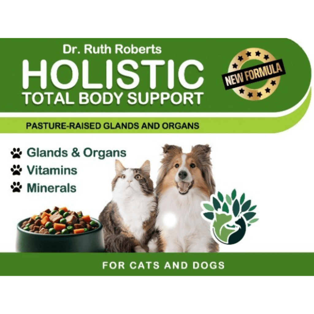 Holistic Total Body Support — Daily Multivitamin & Pasture - Raised Glandular Blend for Dogs & Cats - Pawsology