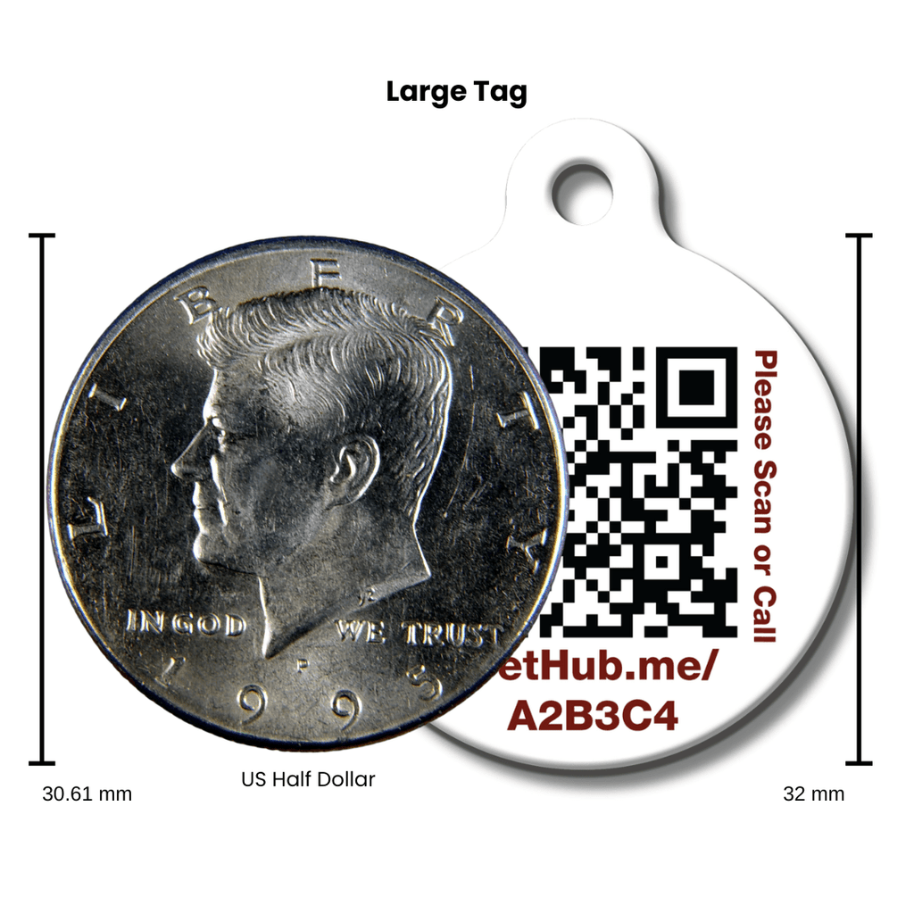 QR ID Pet Tag - Lost AF - Pawsology