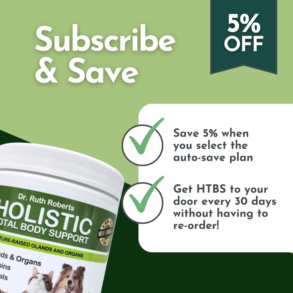 Holistic Total Body Support — Daily Multivitamin & Pasture - Raised Glandular Blend for Dogs & Cats - Pawsology